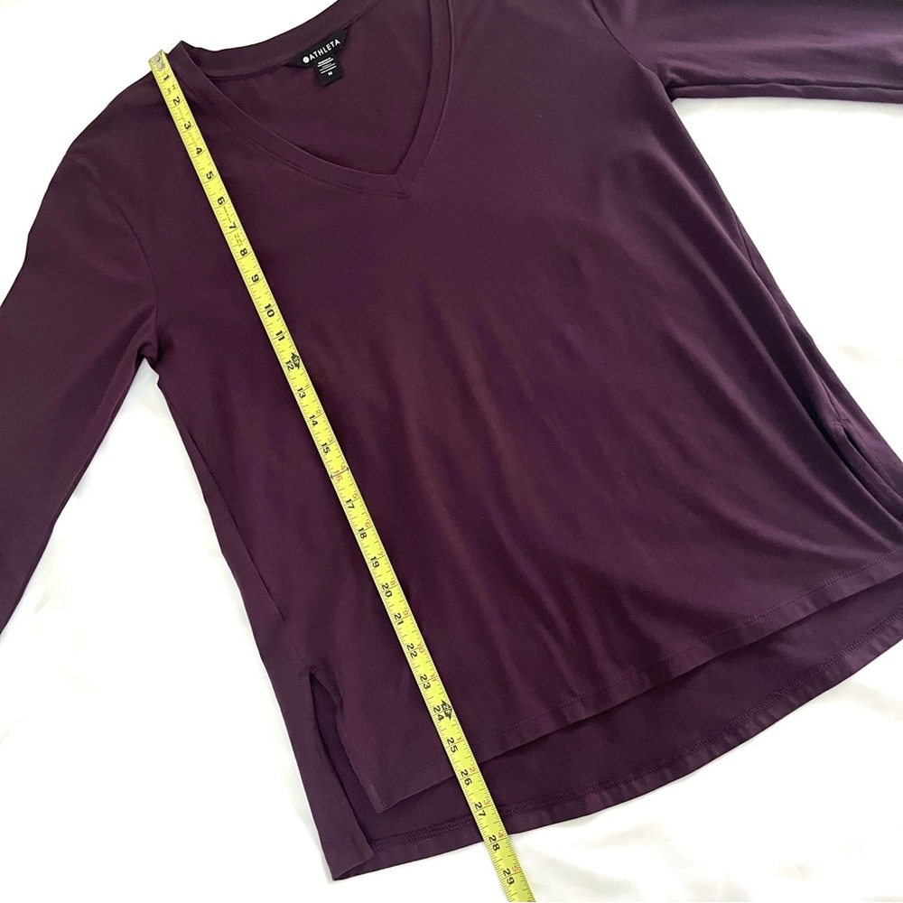 Athleta Outbound V-Neck LS Top M - Picture 5 of 9